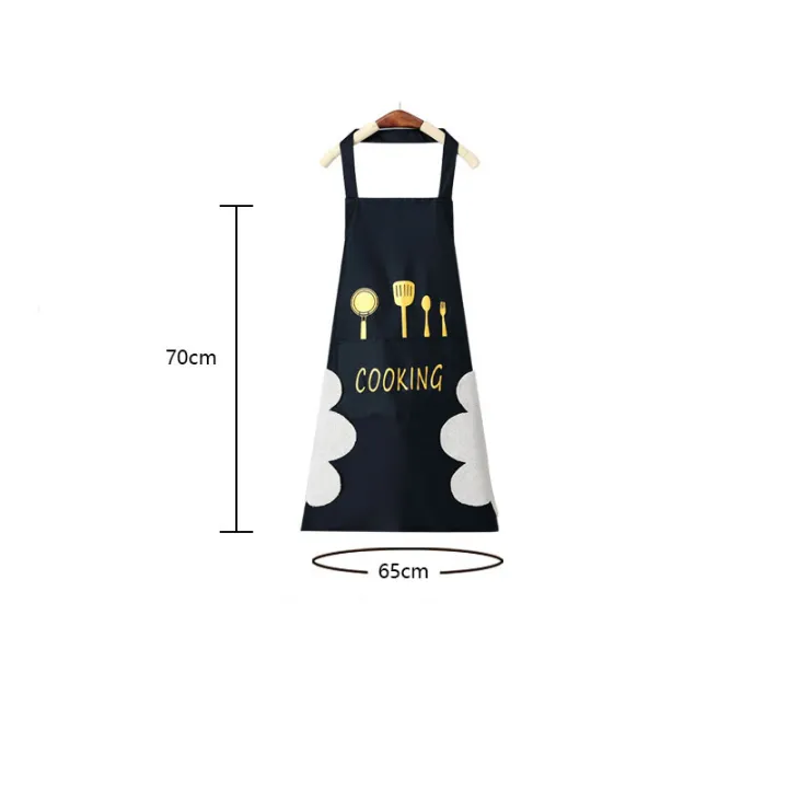 Apron%20Waterproof%20Oilproof%20Can%20Wipe%20Hands%20Kitchen%20Work%20Clothes%20Home%20Cooking%20Cleaning%20Men%20and%20Women%20Universal%20Sleeveless%20Apron%20-%20Image%206