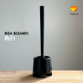 IKEA toilet brush with storage white/black bolmen. 