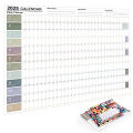 2025 2024 Calendar Planner Sheet Large Wall Calendar Kawaii To Do List Planner Target List Schedule Organizer Office Supplies. 