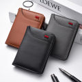 Men's Wallet Vertical Multi Card Small Wallet Driver's License Youth Mini Student Change Bag Card Bag. 