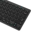 mini keyboard arteck hb098 universal bluetooth keyboard Ergonomic design Ergonomic size AAA battery operated very high quality bluetooth keyboard Black COLOR. 