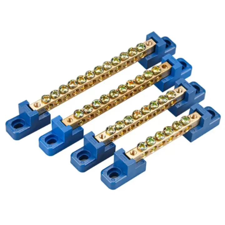 6*9%20Copper%20Ground%20Bar%204/6/8/10/12%20Hole%20Terminal%20Block%20for%20Electrical%20Panel%20Distribution%20Box%20%20Grounding%20System%20-%20Image%202