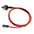Computer Power Reset Switch Cable Supply I/O PC Motherboard Cable and Button Switch Replace a Broken Power Switch Cable. 