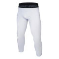 Men's football and basketball leggings, high elasticity training, sports fitness, 7-point leggings, quick drying, breathable. 