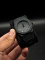 Black Aura Quartz Watch – Stylish Analog Watch for Men & Boys. 