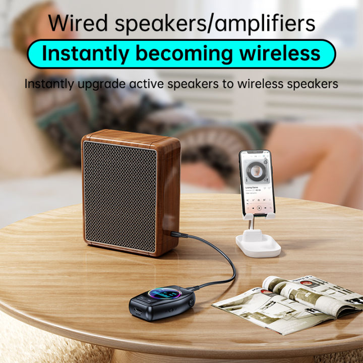 RGB%20Bluetooth%205.4%20Audio%20Transmitter%20Receiver%20LED%20Display%20Hifi%20Music%20Wireless%20Adapter%20With%20Mic%203.5MM%20AUX%20TF%20Card%20Play%20For%20TV%20Car%20-%20Image%204
