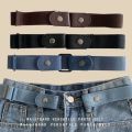 3pcs Fashion Stretchy Waist Belt Pure-Color Wear Resistant Versatile Adjustables Soft Beltfor Women Men Use Jeans Accessory. 