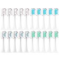 Replacement Brush Heads For Mijia T300/T500/T700 Sonic Electric Toothbrush Soft Bristle Nozzles with Caps Sealed Package.