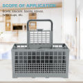 1PCS Dishwasher Cutlery Basket Knife Fork Storage Basket for Bauknecht Whirlpool Indesit Hotpoint Dish Washer Accessories. 