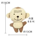 Puppy Dog Plush Squeaky Toys for Small Medium Dogs Bone Aggressive Chewers for Pet Cat Products Puppy Accessories. 