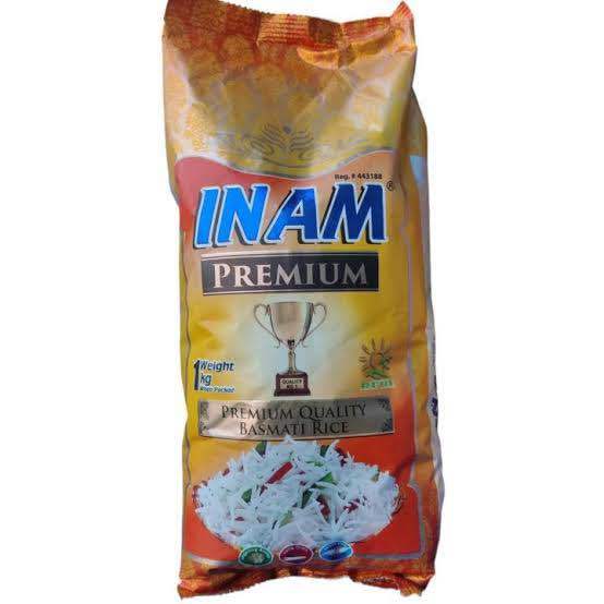 “Inaam Rice Premium Quality 1kg Bag | Long Grain Rice for Biryani ...