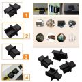 RJ45 Dust Covers Caps Ethernet LAN Port Anti Dust Cover Cap Protector for Network Swticher/Router/Hub/Computer Female Port Plug.