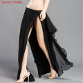 Wholesale Skirt Chiffon Dress For Women India Practice Skirt Free Shipping 6 Colors High Spilt Clothes.