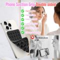 Suction Cup Phone Case Mount Double-Sided,Silicon Sticky Phone Stand for iPhone Android Selfies Hands-Free Strong Grip Holder. 