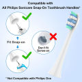 Compatible with Sonicare Electric Toothbrush Replacement Toothbrush Heads, Brush Head for 2100 4100 5100 6100 7300 9000.