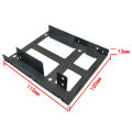 Desktop 2.5 To 3.5 Hard Drive Dual Desktop SSD Mounting Bracket Internal Adapter. 