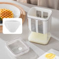 400ML Yogurt Strainer Maker whey separator with Mesh Jar Lid Kitchen Tools Yogurt Filter Food Strainer for Desserts Cheese. 