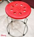 Stainless Steel Round Stool/ SS steel stool/Stool for Office and Home by Chair Land (1PCS).