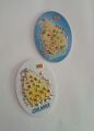 Fridge magnet Lanka map shape. 