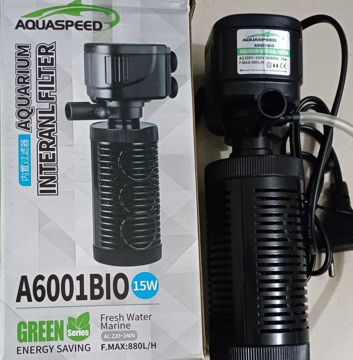 AQUASPEED%20AQUARIUM%20INTERNAL%20FILTER%20A6001BIO%20AC220V-240V%2050/60Hz%2015w%20F.MAX%20:%20880L/H%20Authentic%20-%20Image%207