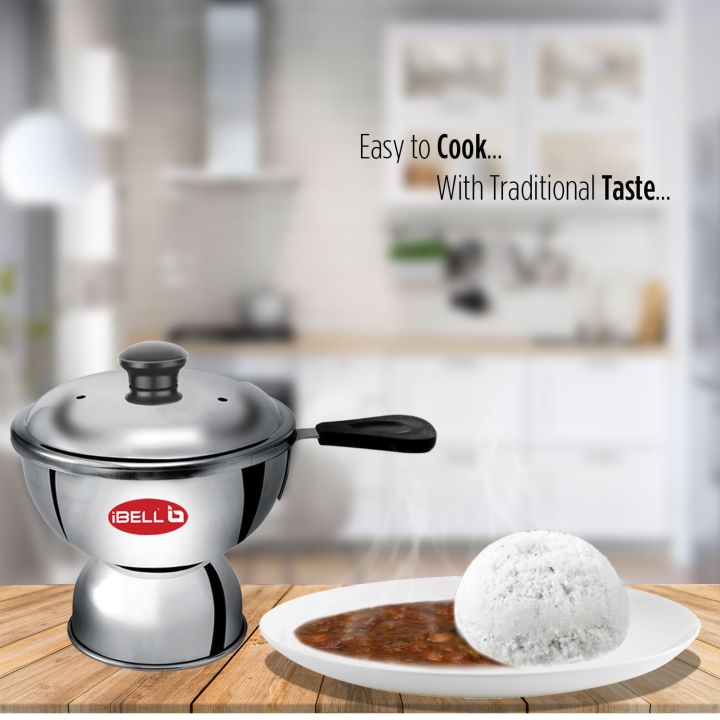 Stainless Steel Chiratta Puttu Maker With Handle