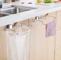 Garbage bag holder  ,Kitchen trash bag holder  ,Kitchen organizer ,plastic bag holder ,garbage can rack, collapsible trash bag holder, portable trash bag holder over with sink, garbage bag dispenser. 