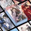 55 Pcs/Set Manga Husky And His White Cat Shi Zun Laser Lomo Card Chu Wanning, Mo Ran Characters Photo Cards Cosplay . 