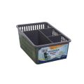 Multipurpose Mini organizer basket with partitions to organize makeup stationary drawers wardrobe desk organiser storage box separator. 