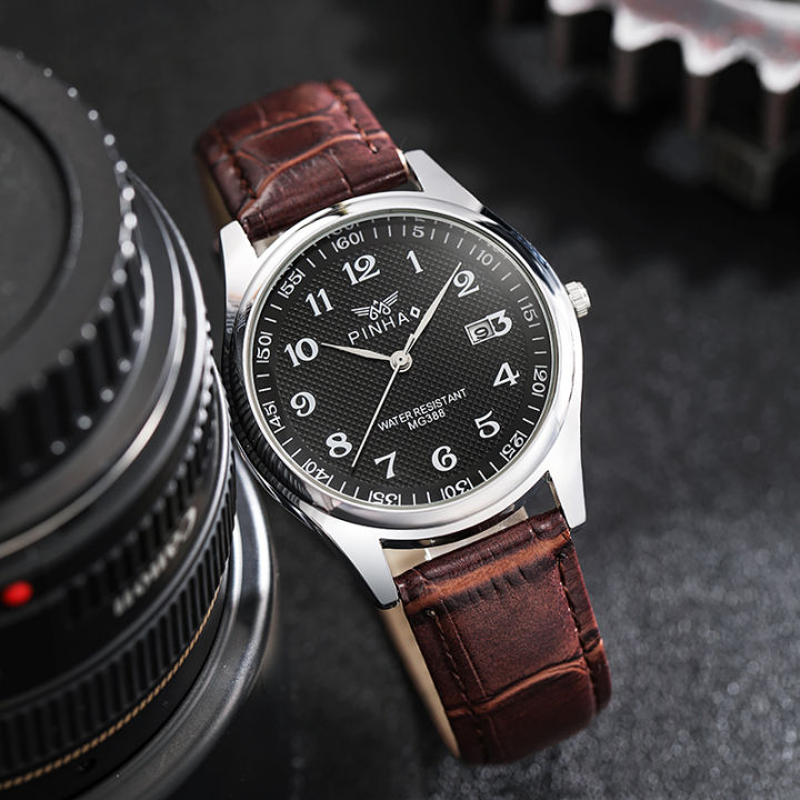 Casual Fashion Leather Strap Men Watches Montre de luxe homme 2021 New