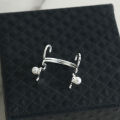 Cyberpunk Inspired Nose Decoration, Creative Pearl Nose Clip, Exquisite, Light Luxury, High-End Feeling, Paty Face Decoration. 