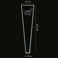 50pcspcs LOVE Transparent Rose Packaging Bags Flower Bouquet Plastic Bag Bouquet Wrapping Paper One Straight Bag Flower Packagin.