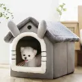 Indoor Warm Dog House Soft Pet Bed Tent House Dog Kennel Cat Bed with Removable Cushion Suitable for Small Medium Large Pets. 