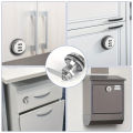 Combination Cabinet Lock Black/Silver Zinc Alloy Password Locks Security Home Automation Cam Lock For Mailbox Cabinet Door. 