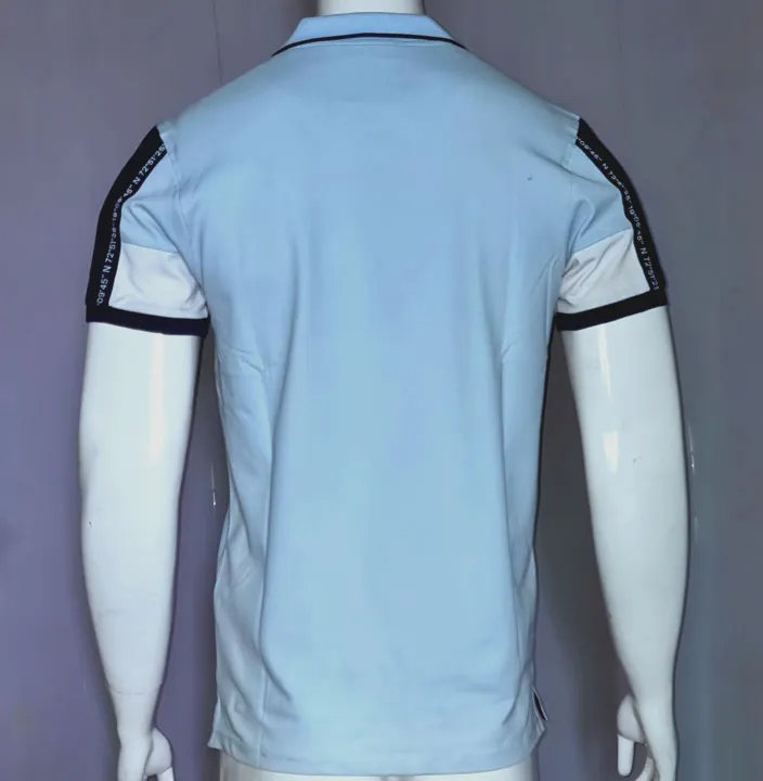 killer%20sky%20colour%20regular%20polo%20neck%20half%20sleeves%20t-shirt%20for%20men%20-%20Image%203