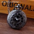 Pastoral Retro Roman Hollow Pocket Watch for Men and WOMEN'S Clothing Accessories Quartz Watch. 