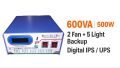IPS 2 Fan 5 Light || 600 VA 500 Watt Digital IPS / UPS. 