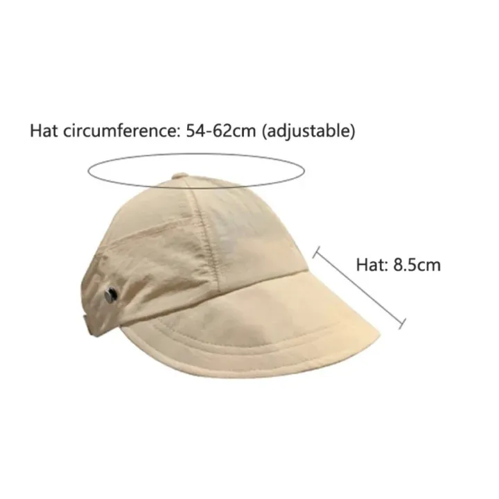 Sun%20Hats%20for%20Women%20Wide%20Brim%20UV%20Protection%20Hollow%20Top%20Sun%20Hat%20Summer%20Beach%20Packable%20Visor%20Fisherman%20Caps%20with%20Mask%20Button%20-%20Image%206