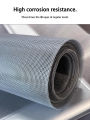 Nano Dense Gray Mosquito Window Screen - Durable and Washable Insect Mesh - Easy to Install, High-Strength Fibers, Reusable Net. 