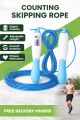 Adjustable Fitness Jump Rope with 360 Degree Rotation and Mechanical Counting for Adults & Kids. 