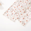 Summer female infant small flower grass print neck jumpsuit. 