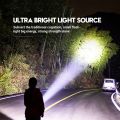 Portable Mini LED Flashlight Powerful 3*Wick Small Pocket Torch USB Rechargeable Strong Light Lantern Super Bright Cap Clip Lamp.