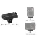 Magnetic Fork Adapter 1/4 Thread For DJI Action 5 4 3 Universal Camera Magnet Holder For Osmo Action 5 Pro Extension Mount Base. 