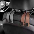 Car Headrest Hooks Hanger for Bags Seat Back Organizer Holder Clips Auto Fastener Hooks Car St. 