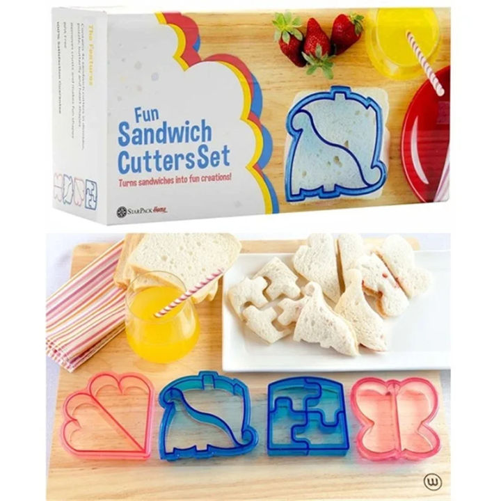 1Pc Kids Sandwich Cutter Bread Mold Random Color Sandwich Cutter Cute