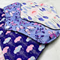 women Reusable menstrual pads for monthly, bamboo charcoal washable sanitary towels for periods, absorbent mama cloth pads 1 pc.
