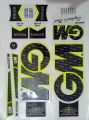New 3D GM Cricket Bat Sticker 2023 Latest Edition Embossed cricket Bat Sticker. 