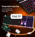 SHIPADOO Master D280 Gming RGB Keyboard mouse Set Free Mouse pad semi mechanical RGB Keyboard with LED Backlighting for PC Typing, Laptop Pubg, Free Fire Gamer keyboard and 1600 Mouse Black white. 