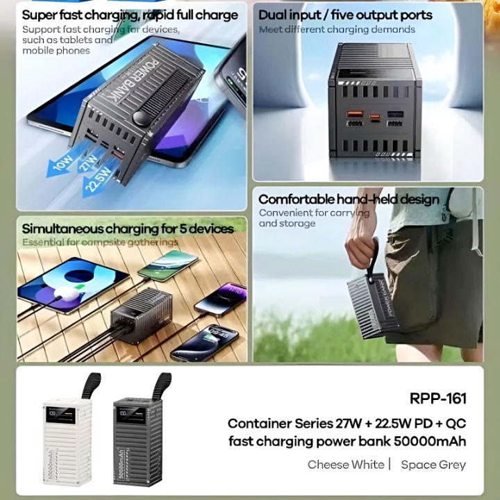 REMAX%20RPP-161%20Container%20Series%2050000mAh%20PD%20QC%20Fast%20Charging%20LED%20Display%20Powerbank%20-%20Image%203