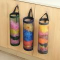 Kitchen Garbage Bag Storage Hanging Bag Holder Wall Hanging Foldable Mesh Bag Storage Kitchen Garbage Storage Rack. 