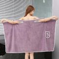 Womens Bath Towels Girls Wearable 135*80Cm Fast Drying Bathing Beach Spa Bathrobes Wash Clothing, Shower Bath And Gym Towel.